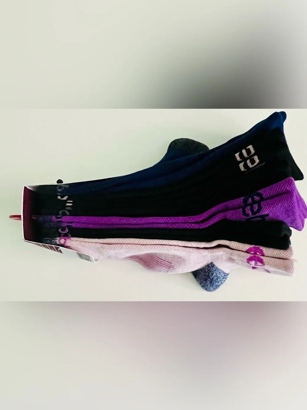 Reebok Women's Purple Ankle Socks - 6 Pack
